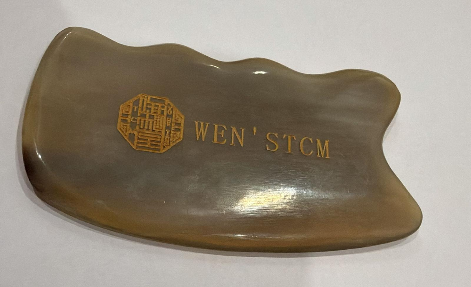 Natural buffalo horn Gua Sha board